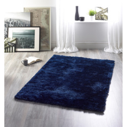 Origins Indigo Glamour and Shimmer Rug 120 x 170cm - Blue - Origins Rugs - Wilko - thumbnail 4
