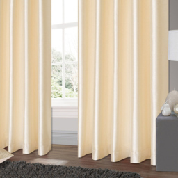 Intimates Belleza Cream Eyelet Curtains 117 x 137cm - Size: W 117 x D 137cm - Wilko - thumbnail 4