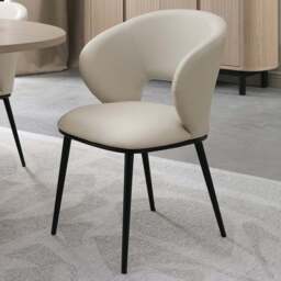 Bentley Designs Stella Blue Boucle Fabric Swivel Chair - Size: 83 x 57 x 61cm - Cream - Wilko - thumbnail 1