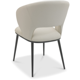 Bentley Designs Stella Blue Boucle Fabric Swivel Chair - Size: 83 x 57 x 61cm - Cream - Wilko - thumbnail 5