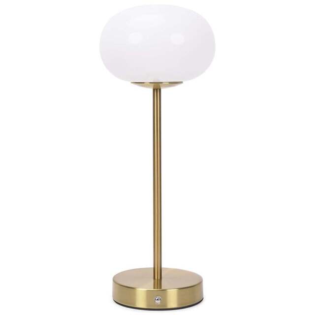 ValueLights Emmy Rechargeable LED Portable Table Lamp - Gold - Wilko - image 1