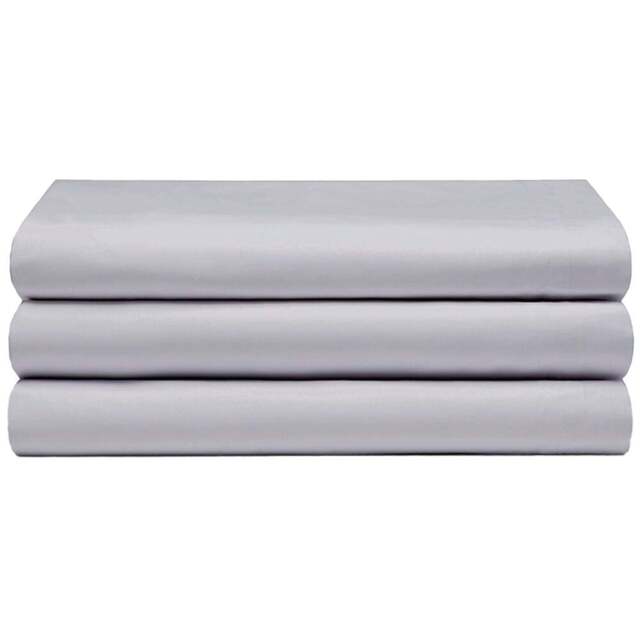 Serene Super King Cloud Flat Bed Sheet - White - Wilko - image 1