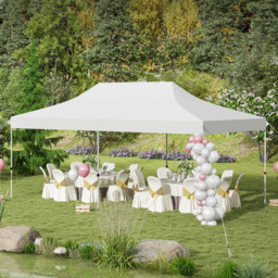 Costway 3 x 6m White Canopy Tent with Carry Bag - Wilko - thumbnail 1