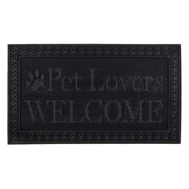 JVL Fauna Lovers Rubber Scraper Doormat 40 x 70cm - JVL Homewares - Wilko - image 1