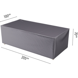 Platinum AeroCover Waterproof Garden Bench Cover 70 x 205 x 100cm - Size: 70 x 100 x 100cm - Grey - Wilko - thumbnail 7