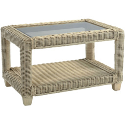 Desser Furniture Burford 4 Seater Natural Rattan Sofa Set - Size: 2 Seater - Cream - Wilko - thumbnail 6