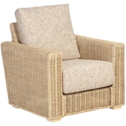 Desser Furniture Burford 4 Seater Natural Rattan Sofa Set - Size: 2 Seater - Cream - Wilko - thumbnail 5