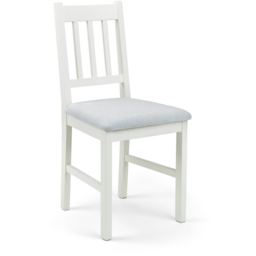 Julian Bowen Coxmoor Set of 2 Ivory Dining Chair - Grey - Wilko - thumbnail 4