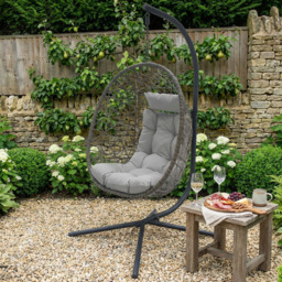 Teresa Hanging Chair with Cushion - Wilko