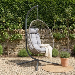 Teresa Hanging Chair with Cushion - Wilko - thumbnail 4
