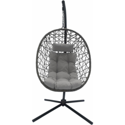 Teresa Hanging Chair with Cushion - Wilko - thumbnail 3