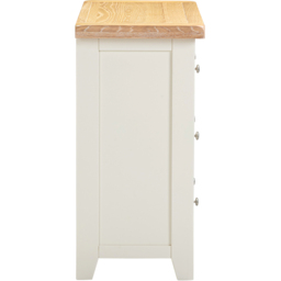 Seconique Windsor 3 Drawer Ivory and Oak Storage Chest - Ivory/Oak - Wilko - thumbnail 6