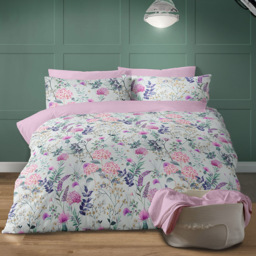 Bellissimo Harlow Single Off-White Floral Duvet Set - multi - Wilko - thumbnail 1
