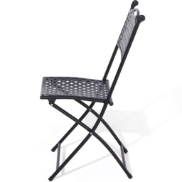 Rowlinson Havana 2 Seater Garden Bistro Set Black - Wilko - thumbnail 4