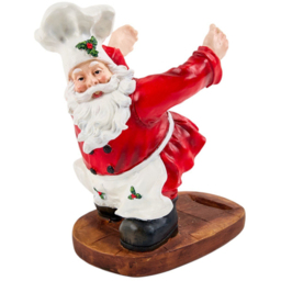 Chef Santa Wine Bottle Holder - Santa's Chalet - Wilko - thumbnail 4