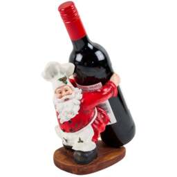 Chef Santa Wine Bottle Holder - Santa's Chalet - Wilko - thumbnail 1