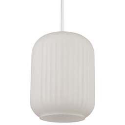 Lighting Collection Matson Frosted White Glass Ceiling Lamp Shade - Size: 24 x 18 x 18cm - Wilko