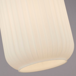 Lighting Collection Matson Frosted White Glass Ceiling Lamp Shade - Size: 24 x 18 x 18cm - Wilko - thumbnail 5