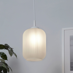 Lighting Collection Matson Frosted White Glass Ceiling Lamp Shade - Size: 24 x 18 x 18cm - Wilko - thumbnail 3