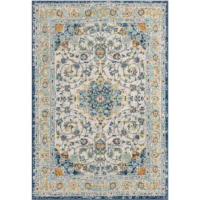 Desire Rugs San Marino Multicolour Medallion Floral Rug 120 x 170cm - Size: 170 x 120 x 0.8cm - Wilko - image 1