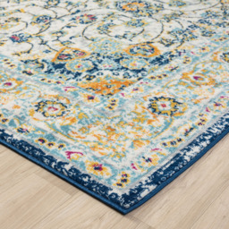Desire Rugs San Marino Multicolour Medallion Floral Rug 120 x 170cm - Size: 170 x 120 x 0.8cm - Wilko - thumbnail 4
