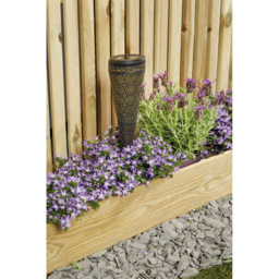 Luxform Solar Guernsey Torch Light Flower Design - Size: 8.5 x 8.5 x 42cm - Grey - Wilko - thumbnail 5
