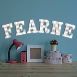 St Helens Battery Operated 3D LED Letter T Light - Size: 14 x 3 x 22cm - White - Wilko - thumbnail 5