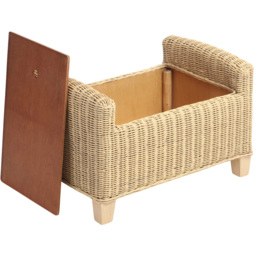 Desser Furniture Dijon Cotton Cream Footstool - Size: 46.0 cm x 70.0 cm x 48.0 cmcm - Wilko - thumbnail 6