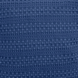 Velosso Waffle Fringed Navy Filled Cushion 43 x 43cm 2 Pack - Blue - Wilko - thumbnail 3