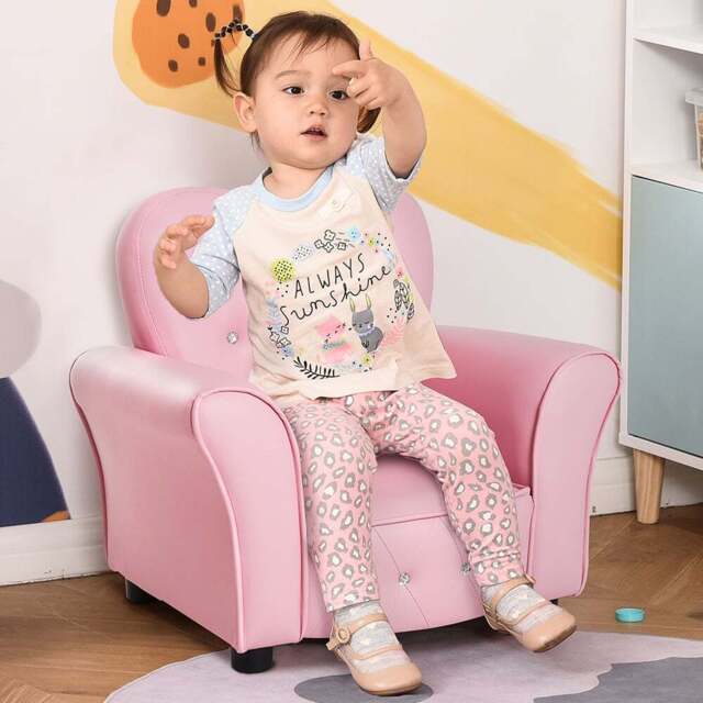 Tommy Toys Pink Princess Mini Armchair - Wilko - image 1