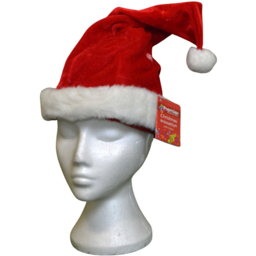 Samuel Alexander Musical Animated Christmas Santa Hat - Size: 20 x 10 x 10cm - Red - Wilko - thumbnail 4