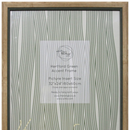 Hertford Green Accent Frame - Natural/80x60cm - Size: A1 - The Port. Co Gallery - Wilko - thumbnail 5
