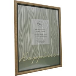 Hertford Green Accent Frame - Natural/80x60cm - Size: A1 - The Port. Co Gallery - Wilko - thumbnail 3