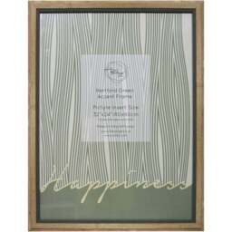 Hertford Green Accent Frame - Natural/80x60cm - Size: A1 - The Port. Co Gallery - Wilko - thumbnail 1