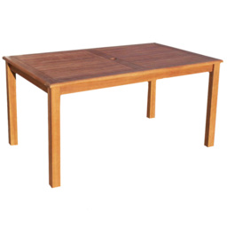 Willington Rectangular Table - Size: 75 x 150 x 90cm - Brown - Rowlinson - Wilko - thumbnail 3