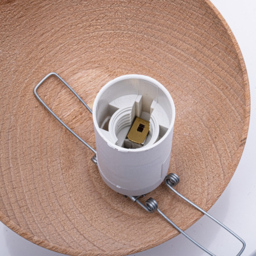 Milagro Sfera Wood White Ceiling Lamp 230V - Size: 35 x 35 x 20cm - Wilko - thumbnail 4