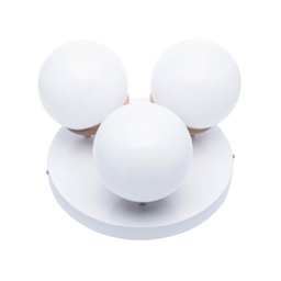 Milagro Sfera Wood White Ceiling Lamp 230V - Size: 35 x 35 x 20cm - Wilko - thumbnail 6