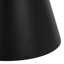 Florence Soli Round Black Ceramic Low Coffee Table - Size: 40 x 85.7 x 85.7cm - Furniture To Go - Wilko - thumbnail 5