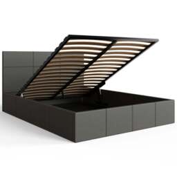 GFW Double Grey End Lift Ottoman Bed - Wilko - thumbnail 5