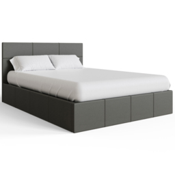 GFW Double Grey End Lift Ottoman Bed - Wilko - thumbnail 4