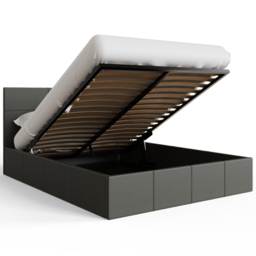 GFW Double Grey End Lift Ottoman Bed - Wilko - thumbnail 7