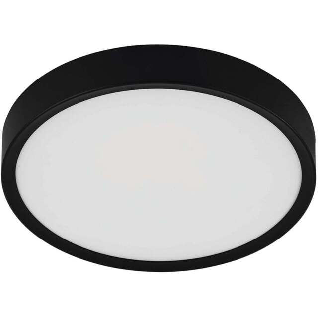 EGLO Musurita Black And White Plastic LED Ceiling Light - Size: 6 x 34 x 6cm - Wilko