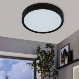 EGLO Musurita Black And White Plastic LED Ceiling Light - Size: 6 x 34 x 6cm - Wilko - thumbnail 3