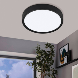 EGLO Musurita Black And White Plastic LED Ceiling Light - Size: 6 x 34 x 6cm - Wilko - thumbnail 5