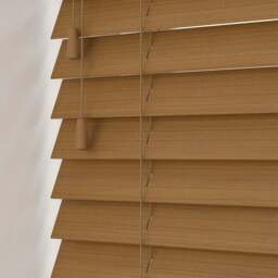 New Edge Blinds Grained Venetian Blinds Truffle 70cm - Size: W 70cm x D 130cm - Wilko