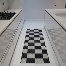 Desire Rugs Havana Black Square Anti Slip Door Mat 90 x 57cm - Size: 57 x 90cm - Wilko - thumbnail 5