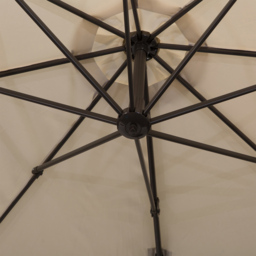Outsunny Beige Cantilever Banana Parasol 3m - Cream - Wilko - thumbnail 4