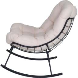 Harmony Rocking Chair Neutral - Size: Single - Wilko - thumbnail 3