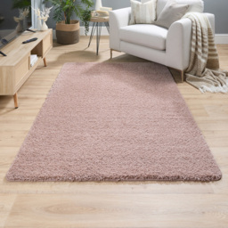 My Rug Nude Pink Rug 140 x 200cm - Size: 140 x 200 x 2cm - Wilko - thumbnail 3