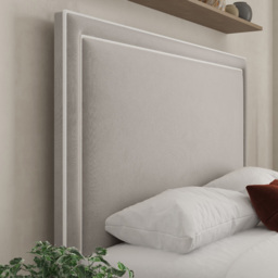DS Living Verona King Size Plush Pebble Piping Ottoman Bed - Grey - Wilko - thumbnail 3